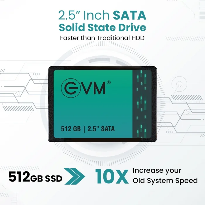 EVM Internal SSD 512GB SATA view 3